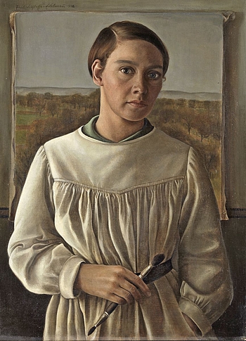 Selbstbildnis, Öl Leinwand, 1932, WVZ 152100