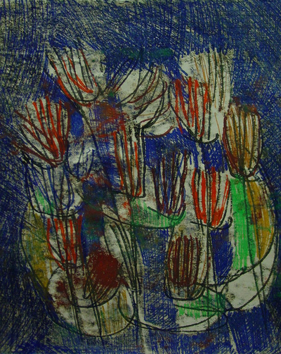 Blumen im Wind