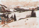 Winter landscape in Allgäu