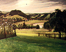 Blick von Buchenstock bei Kempten  ins bayer. Allgäu