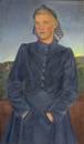 Ursula im blauem Samt