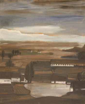 Dorfteich in der Ukraine