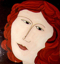 Mädchen mit rotem Haar