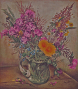 Wiesenblumen im Glaskrug