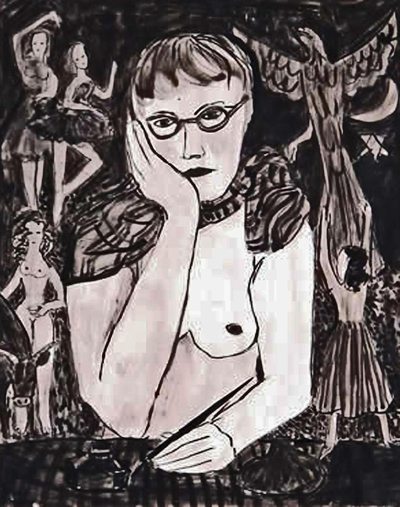 Selbstbildnis-Self-portrait