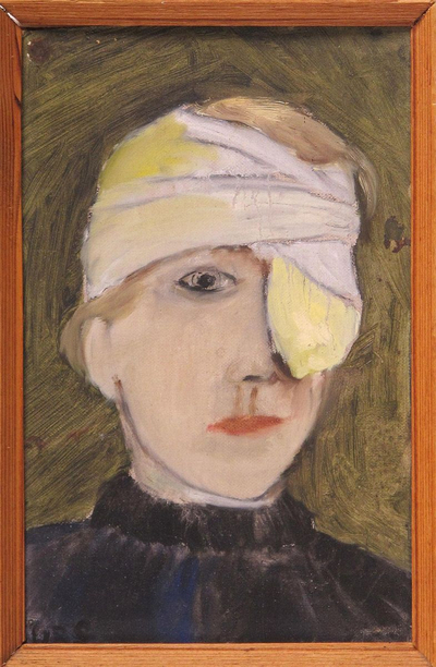 Selbstbildnis mit Augenklappe II
