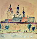Isny vor der Stadtmauer
