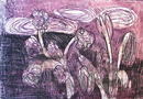 Blüten in Magenta
